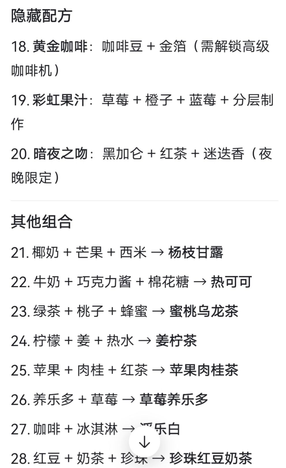 乌冬的旅店32种饮料配方 3