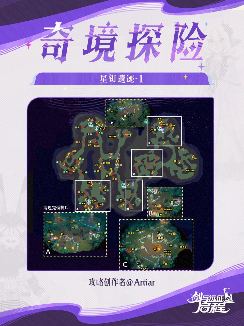 奇境探险|「星钥遗迹 1」地图冒险指南截图