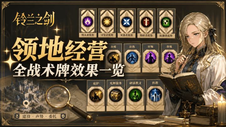 【活动攻略】领地经营|全战术牌效果一览截图