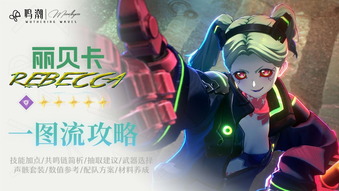 【Moealkyne】丽贝卡角色一图流详解攻略截图
