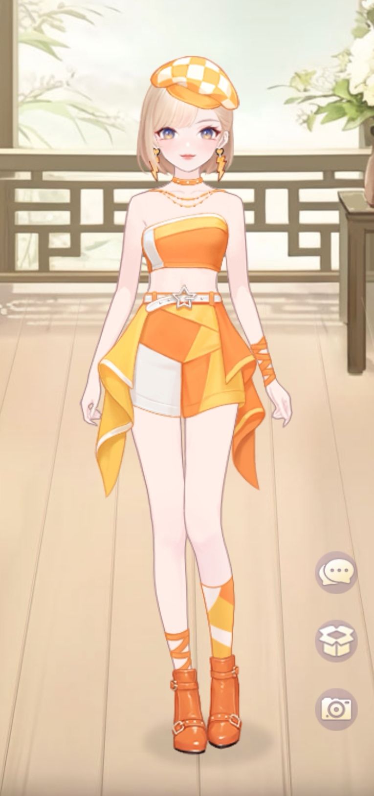 【开间服装店】穿搭分享 落日弥漫的橘 3