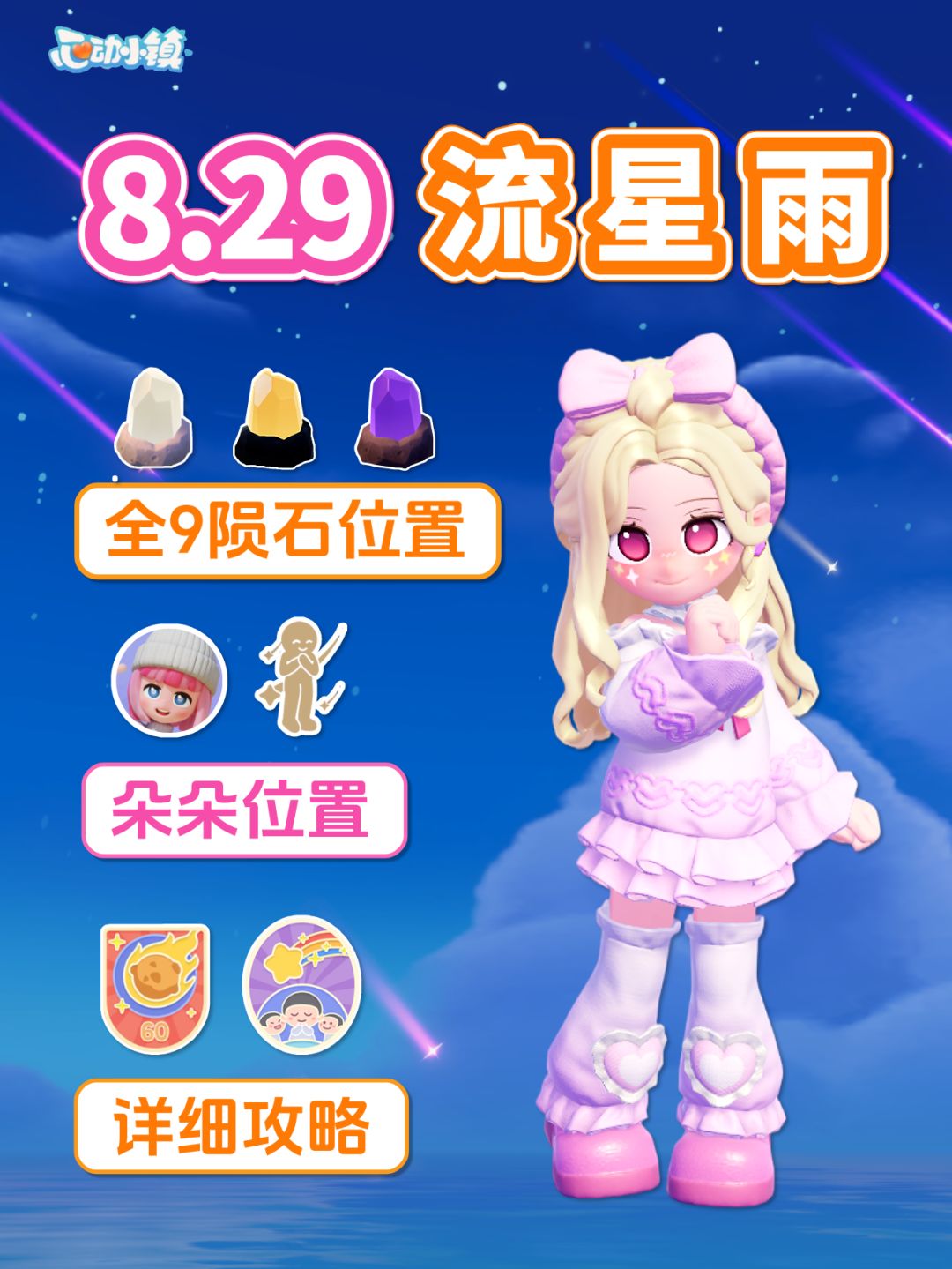 8月29日 全9个陨石位置 流星雨详细全攻略 1