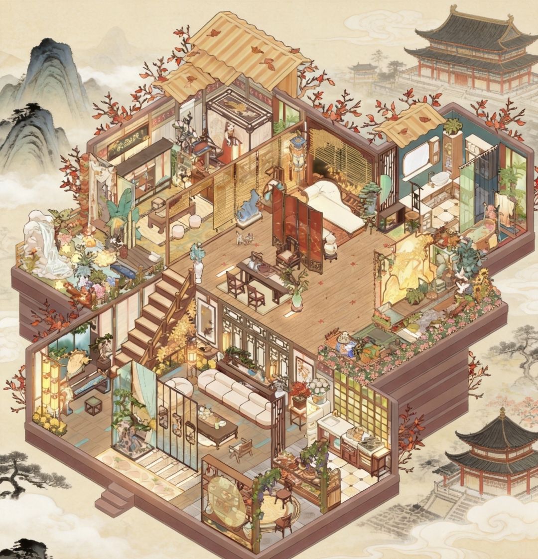复式美居•秋檐阁 1