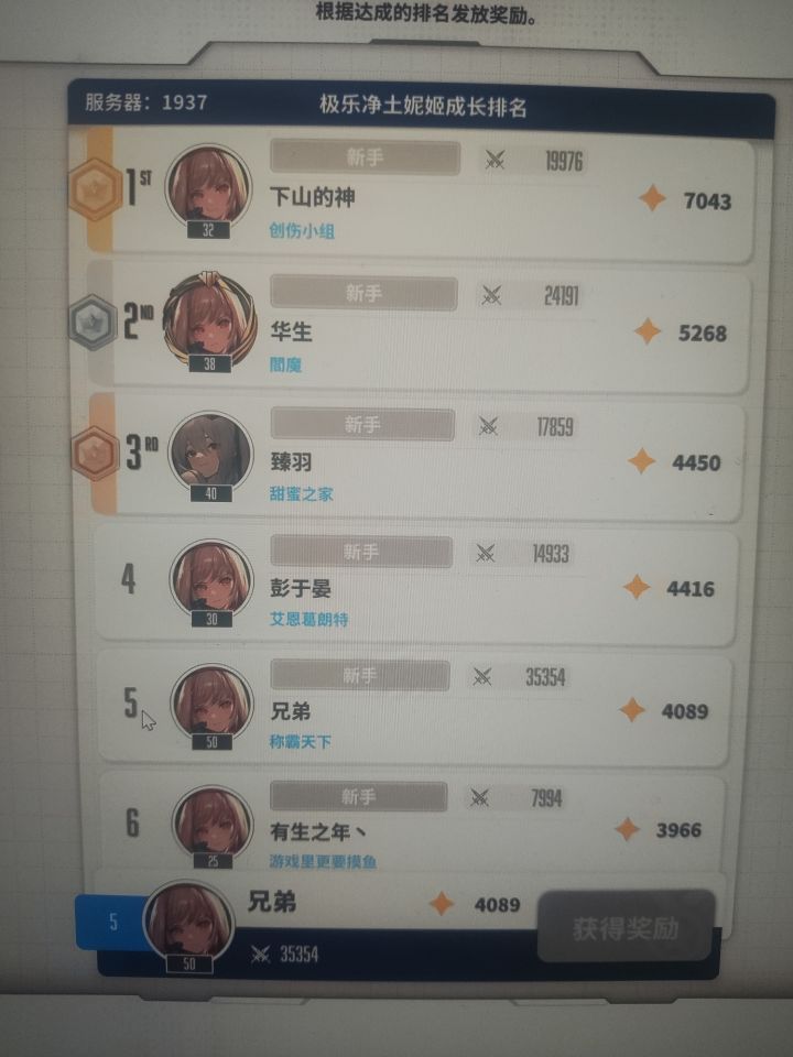 疑惑:这人成长排名为什么这么高啊?截图