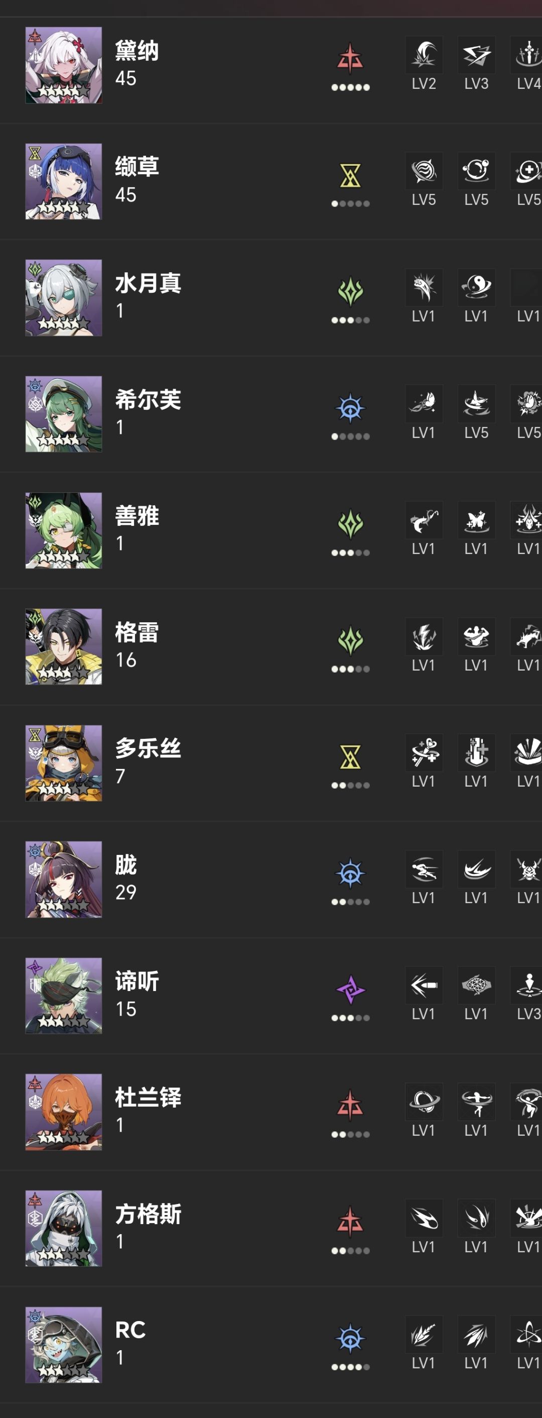请问备战炼狱,接下来6星哪个? 1