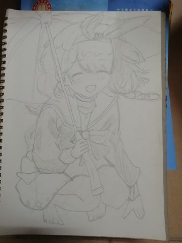 好怀念初中那会，天天都会临摹一张，虽然根本不像，但当时真的很快乐，现在已经很懒散了，连纸都不想拿出来画了