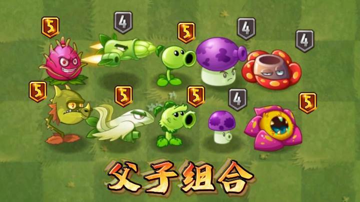 植物大战僵尸：植物“父子”组合，大战精英僵尸！截图