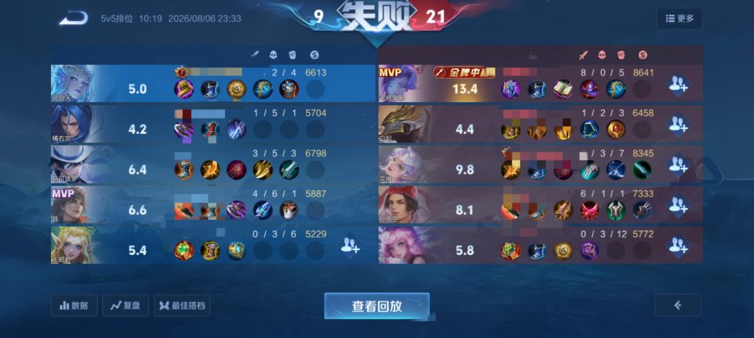 感谢玩具车帮我拉低评分和胜率 6
