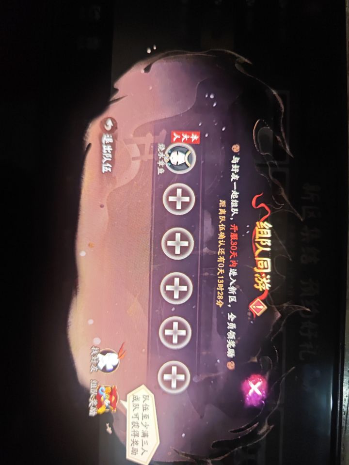 新区组队截图