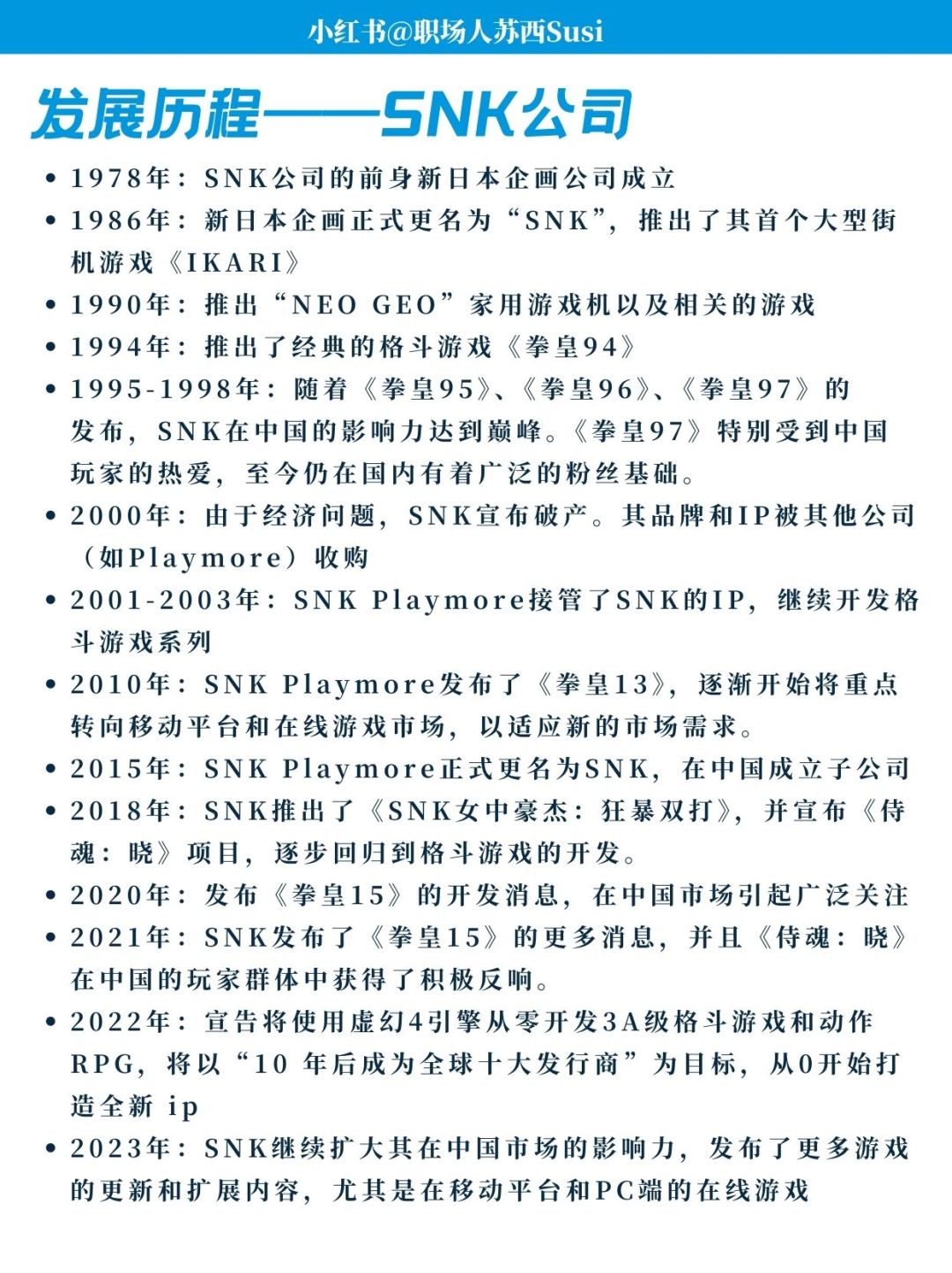 SNK|100家游戏公司(81/100) 2