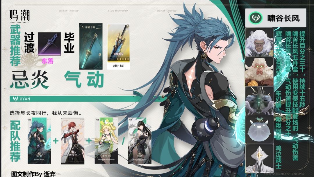 鸣潮五星T0级角色配队和武器声骸推荐一图流 3