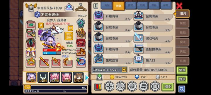包里六维上限外骨骼不小心分解了 只剩个紫截图