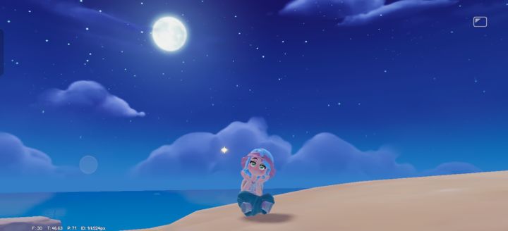 独自一人欣赏夜景截图