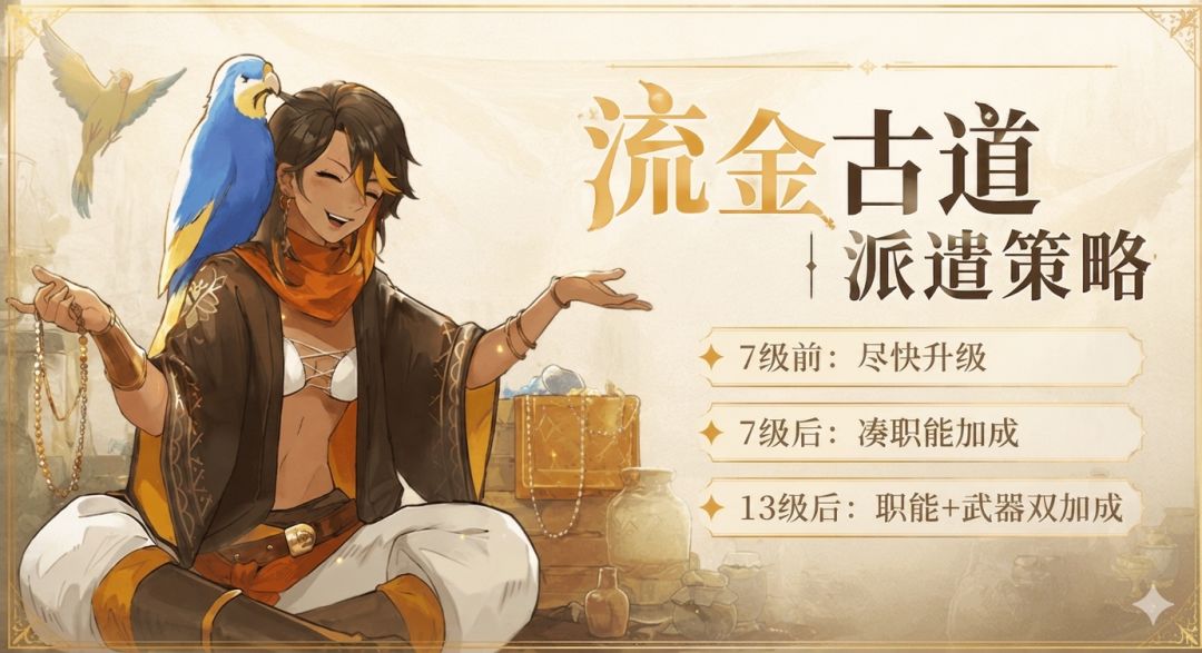 【活动攻略】流金古道 - 派遣收益策略截图