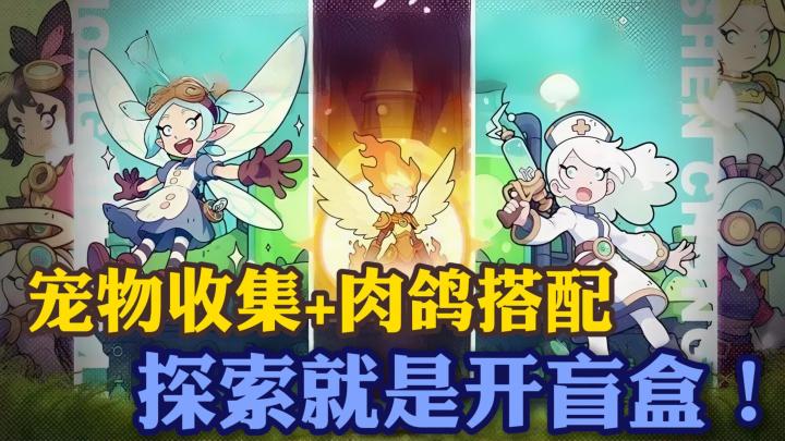 600+技能随意搭配!开盲盒式的探索体验!肉鸽搭配+宠物养成!截图