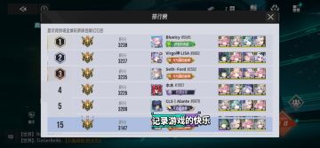 平民玩家好用的竞技场混分配置