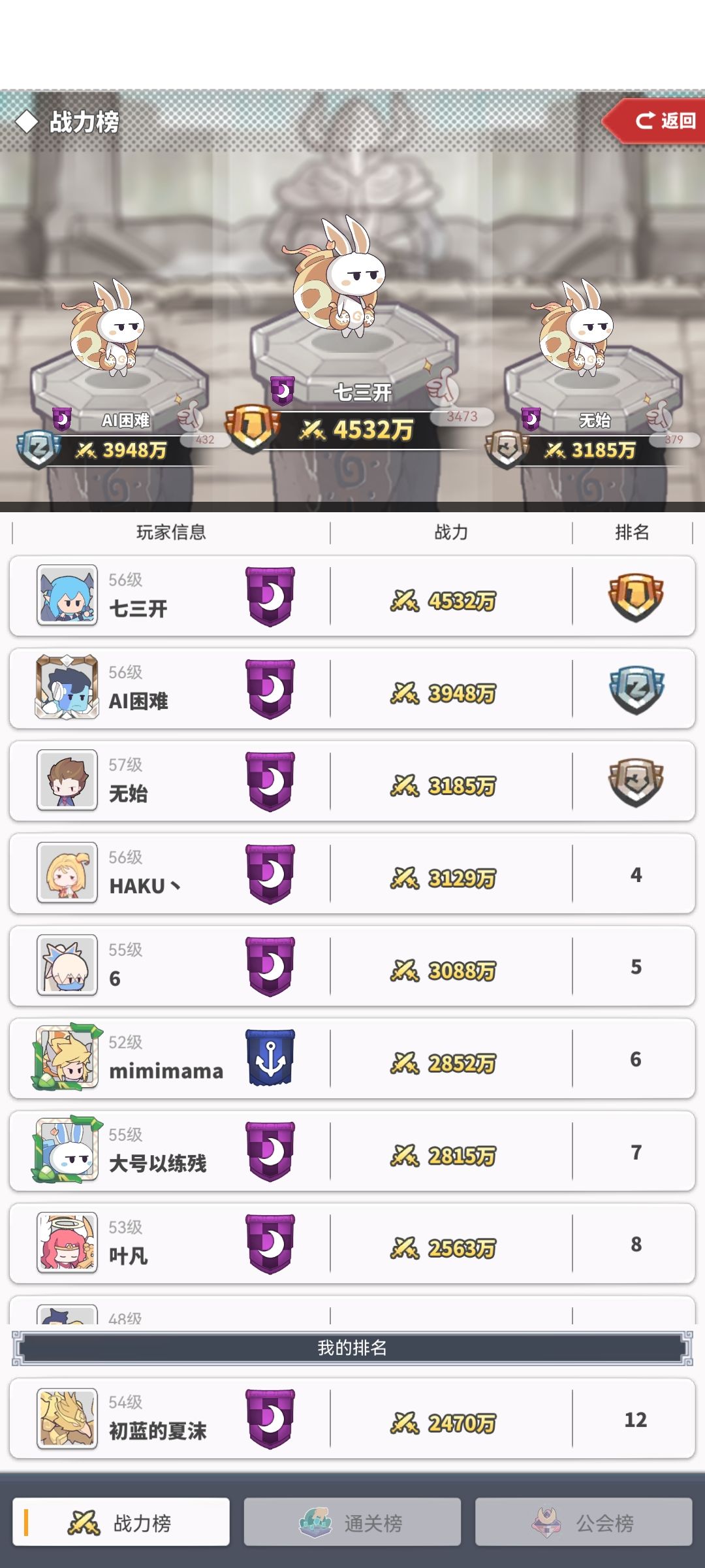 【阵容分享】零氪的我推到了全服第四 2