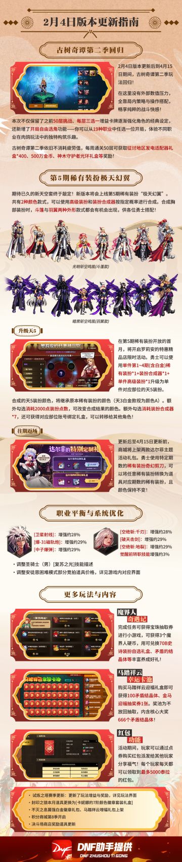 2月版本一图看完，丰富优化活动快来参加