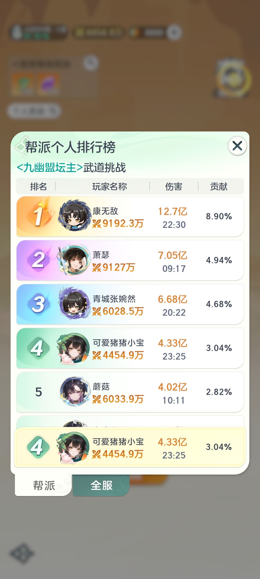 自研平民最顶尖输出流派 1
