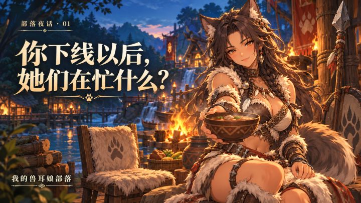你下线以后,兽耳娘们都在忙什么?截图
