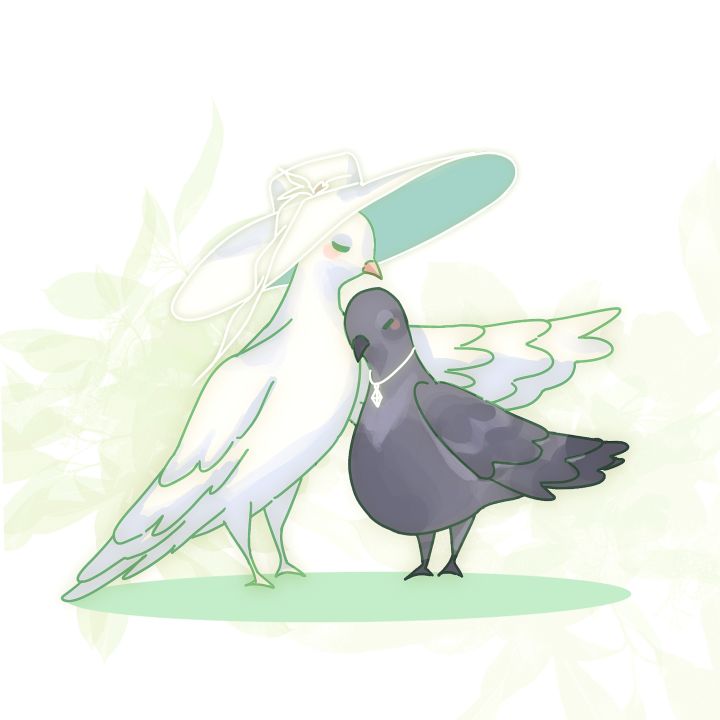 画了玛格丽塔和橘长🐦截图