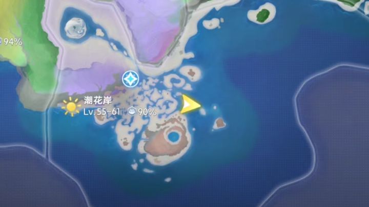 伊莫《潮花岸》琥珀收集坐标点截图