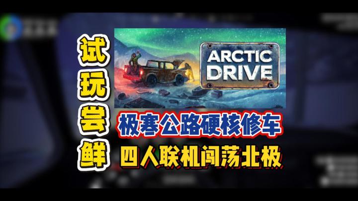 极寒公路硬核修车,四人联机闯荡北极截图