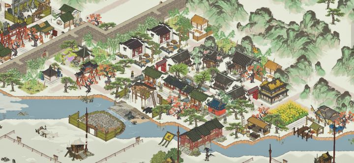 行宫式汪氏家祠布局截图