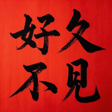 好久不见，甚是想念