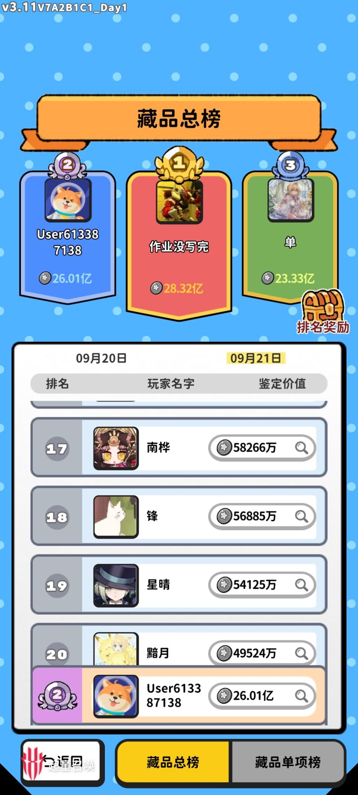 排行榜上的是真人吗?截图
