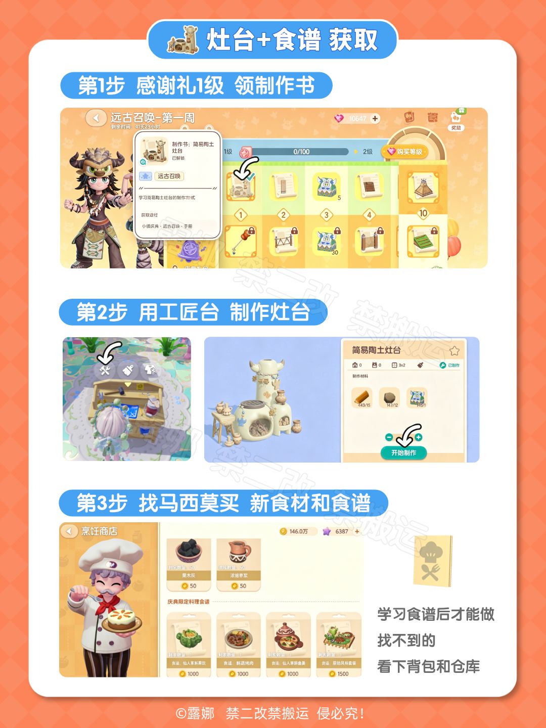 远古召唤全攻略 收集物 图鉴获取 食谱食材 鸟虫鱼位置 价格 6