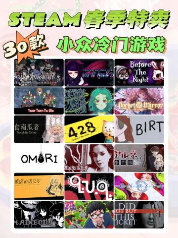 steam春促‼️小众游戏爱好者🉑闭眼入