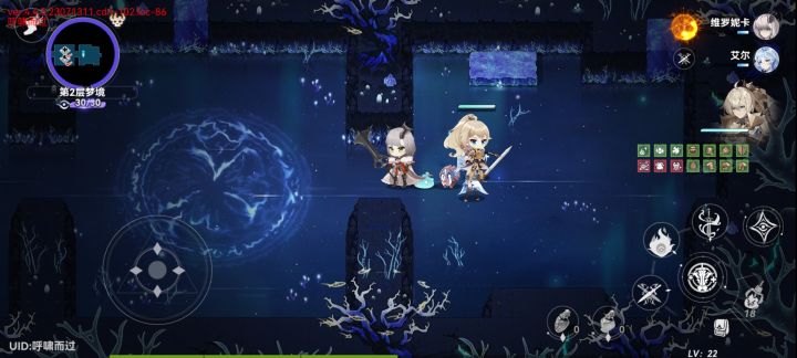 秘境bug,无法进入下一关,退出游戏重新开也没用。截图