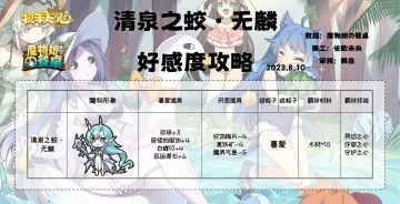 清泉之蛟好感攻略