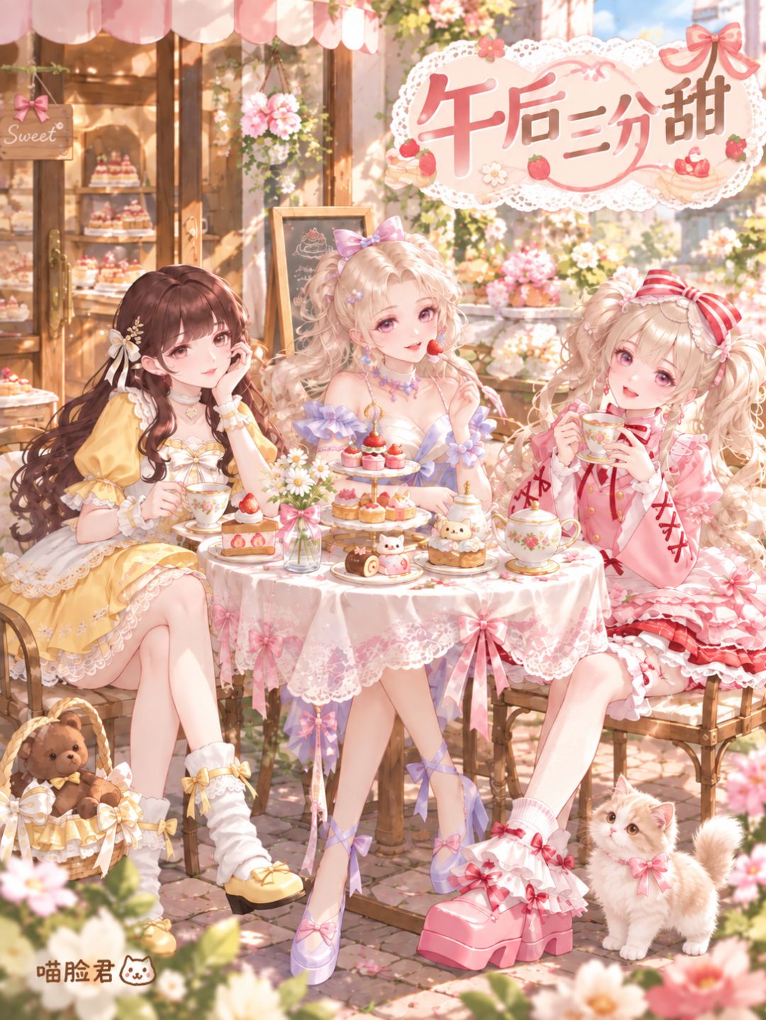 🍓☕ 午后三分甜 ♡|织梦壁纸来啦 3