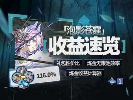 材料4缺3要刷吗？炼金收益计算器！「泡影苍霆」活动收益全解析