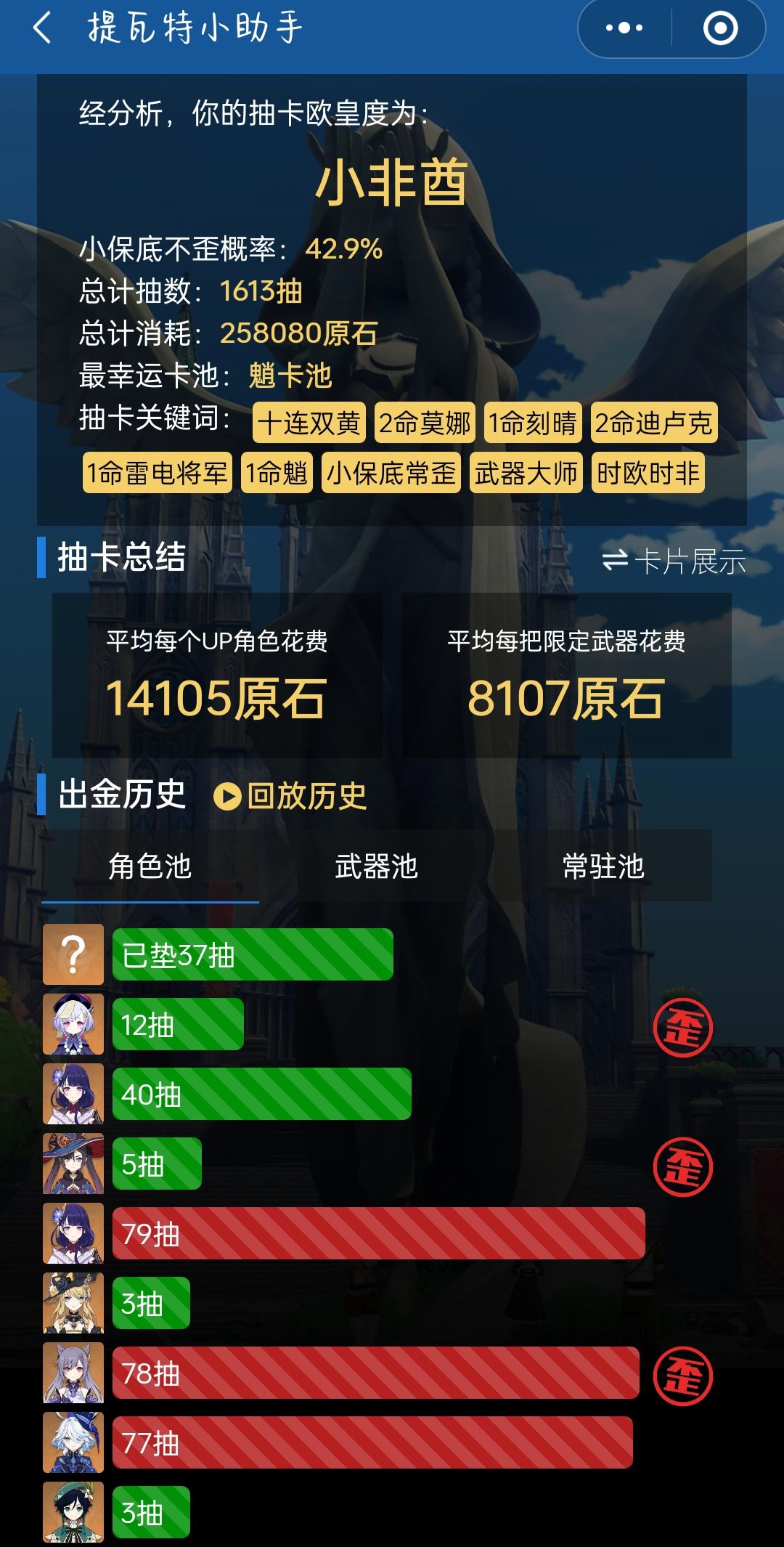 要相信运气不会一直差 1