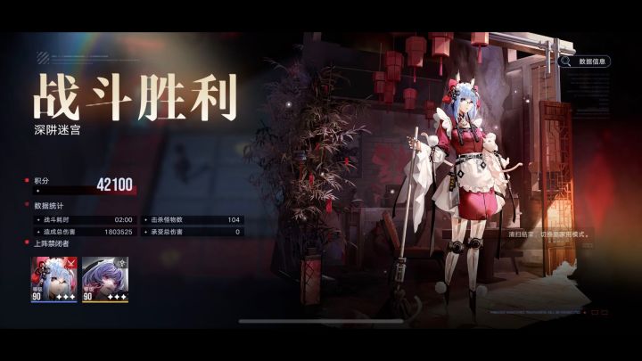 深阱残骸第一关爱缇女仆双人4W截图