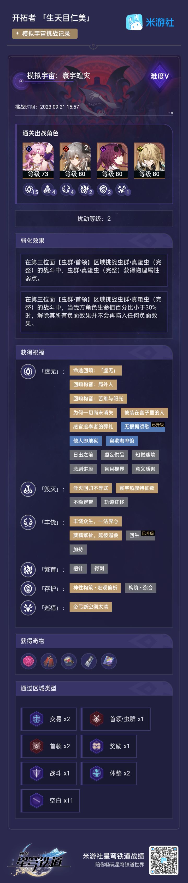 符玄好强鸭。碾压虫灾五。截图