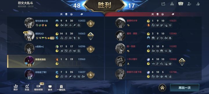 达到成就一次不死没有符文赢截图