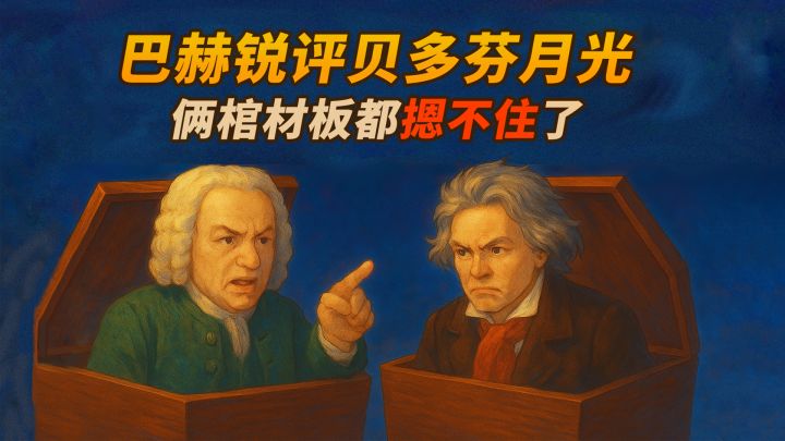 【古典乐x音游】巴赫锐评月光，俩棺材板都摁不住了截图