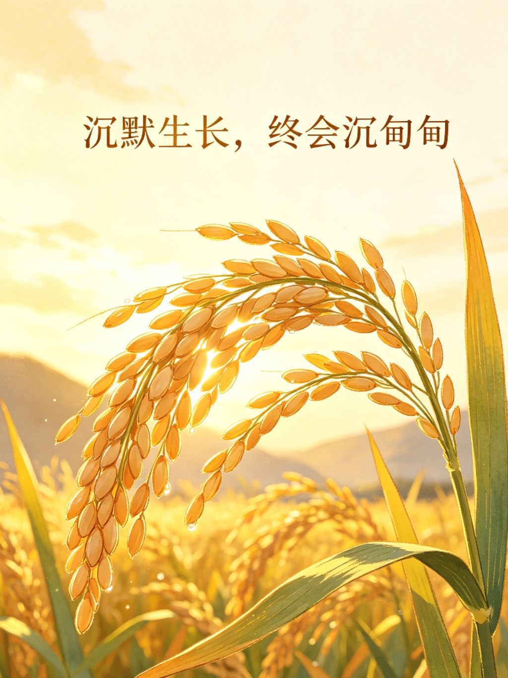 一粒米也要努力饱满 4