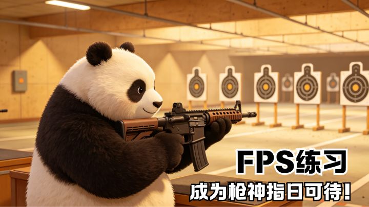 FPS玩家狂喜🔫练枪我是专业的截图