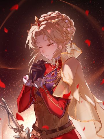 左划帮王女卸掉沉重的披风