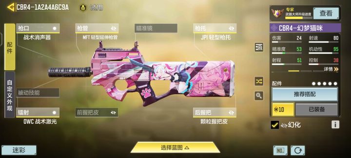 一排位本人常用背包武器截图