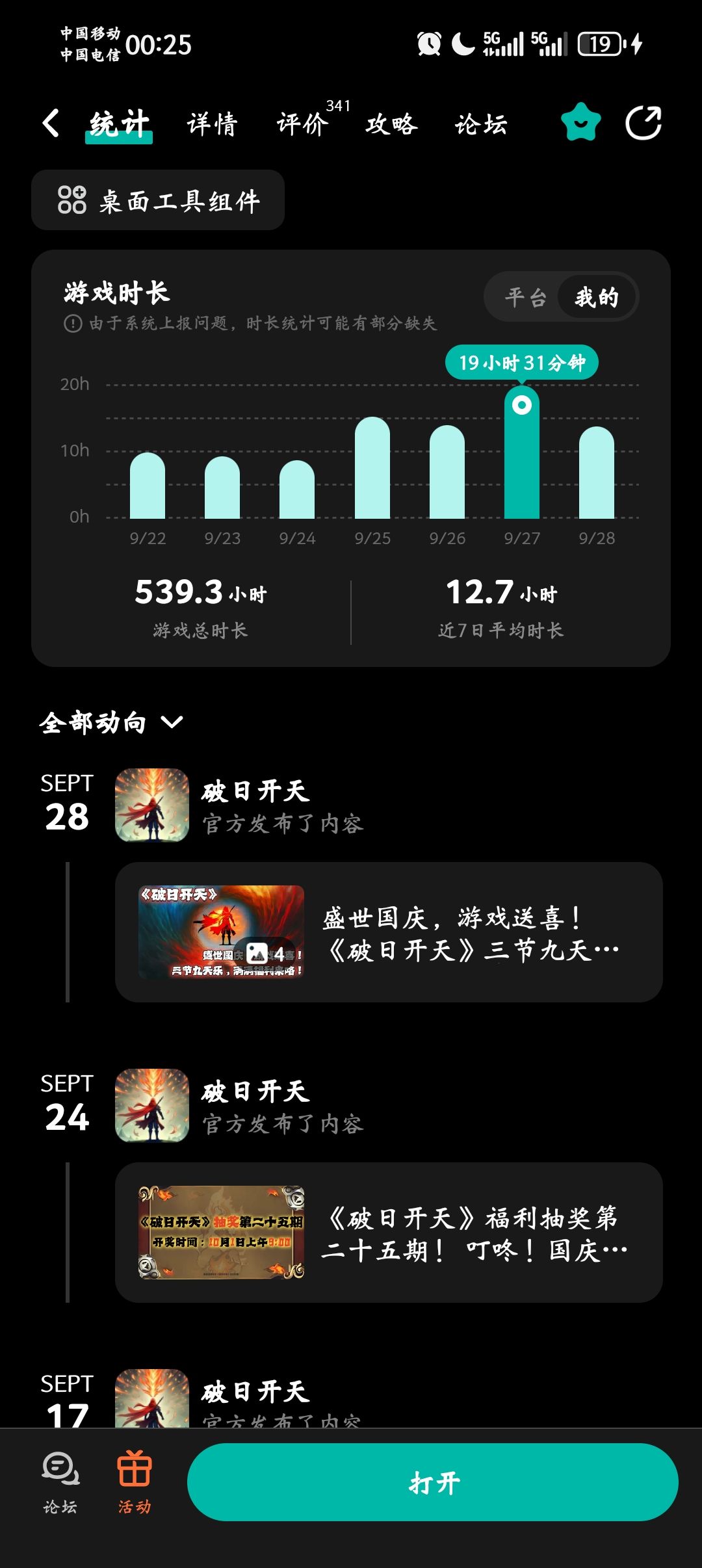 安利好游戏,时长是最好的说明。 1