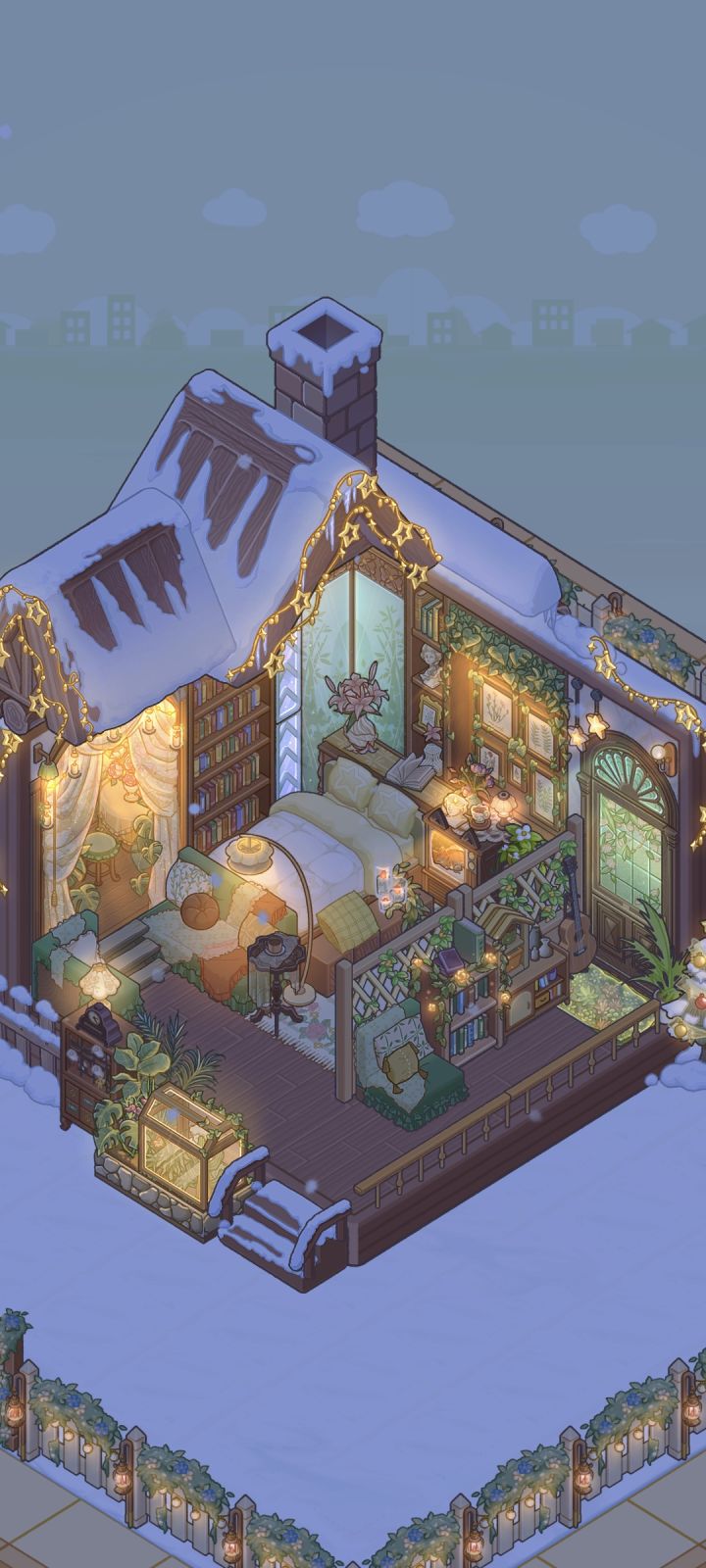 冬日里的绿意小屋~截图