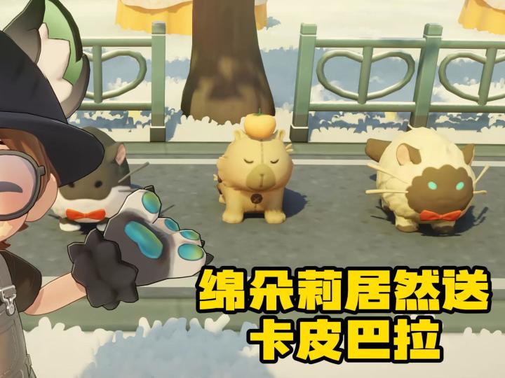谁还不知道绵朵莉会送卡皮扒拉!!截图