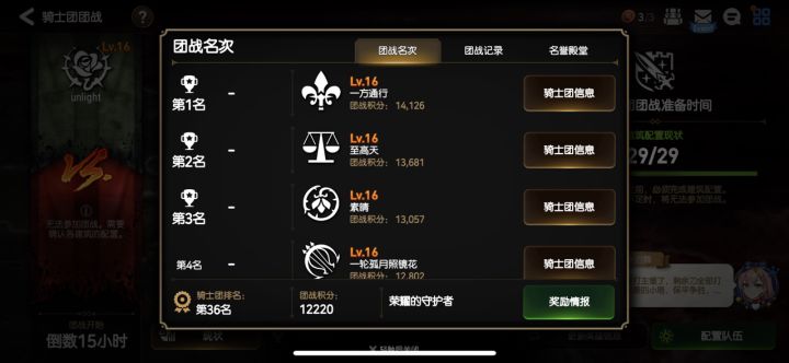 前100一档团 unlight 招1位70级大佬 保证三刀一胜即可 公会活跃 会战主塔有大佬摸作业
加群698188511截图
