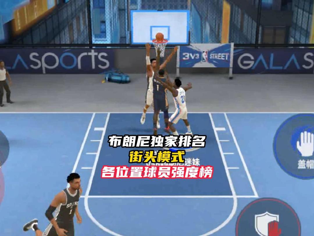 NBA巅峰对决街头模式球员强度榜！截图
